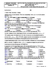 Đề thi kiểm tra Chuyên đề môn tiếng Anh Lớp 11 lần 2 - Mã đề 132 - Năm học 2019-2020 - Trường THPT Liễn Sơn